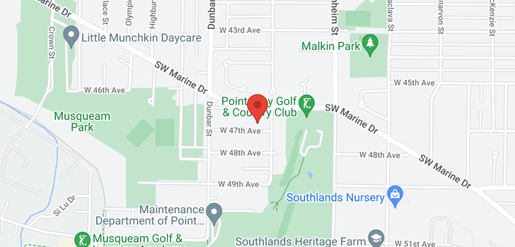 map of 3521 W 47TH AVENUE